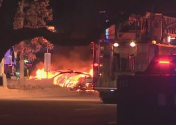 Chaos at Aurora Intersection: Multi-Car Crash Sparks Fire, Sends 6 to Hospital